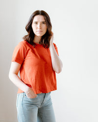 Velvet by Graham & Spencer Clothing Lula Swing Tee in Cherry