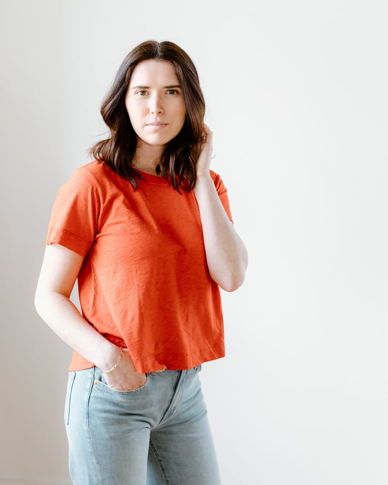 Velvet by Graham & Spencer Clothing Lula Swing Tee in Cherry