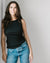 Velvet by Graham & Spencer Clothing Maxie Muscle Rib Tank in Black
