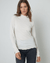 Velvet by Graham & Spencer Clothing Talisia Turtleneck Top in Moon