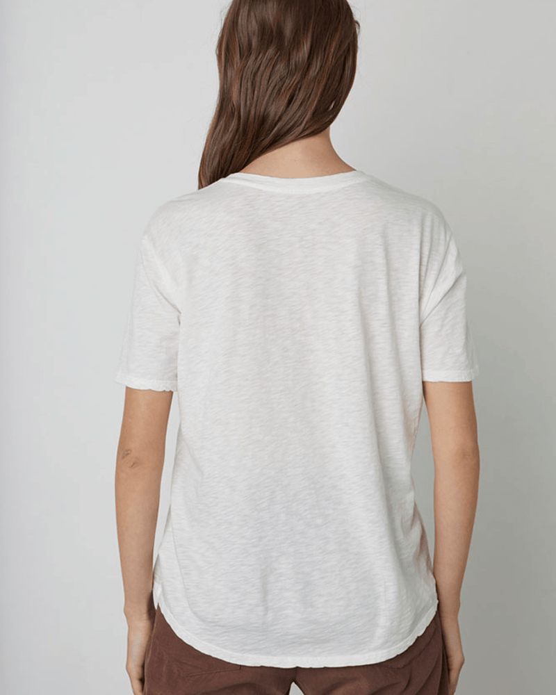 Velvet by Graham & Spencer Clothing Tera S/S Tee in Ecru