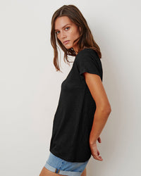 Velvet by Graham & Spencer Tilly Tee Shirt in Black 
