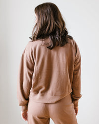 Velvet by Graham & Spencer Clothing Ynez Sweatshirt in Hazelnut
