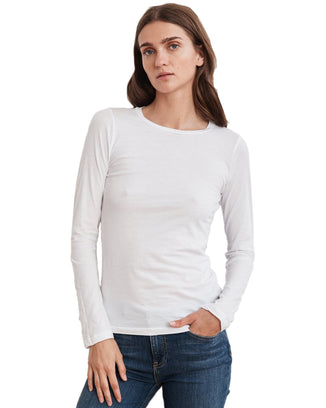 Velvet by Graham & Spencer Clothing White / XS Zofina in White