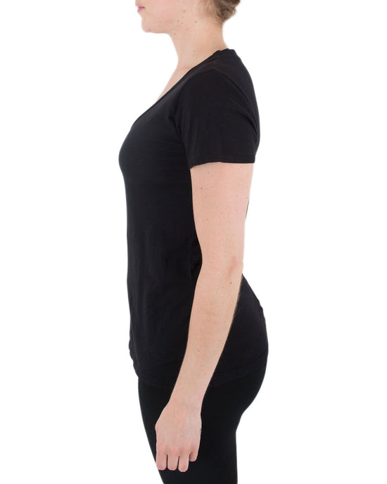Velvet by Graham & Spencer Lilith V Tee in Black 