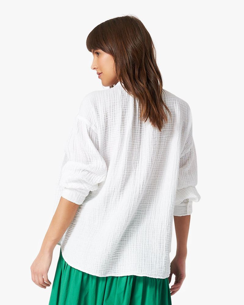 XiRENA Clothing Atlee Shirt in White