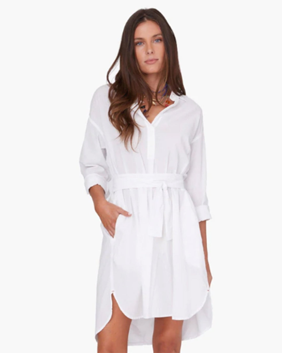Xirena Clothing Blayke Dress in White