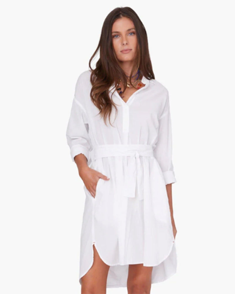 Xirena Clothing Blayke Dress in White