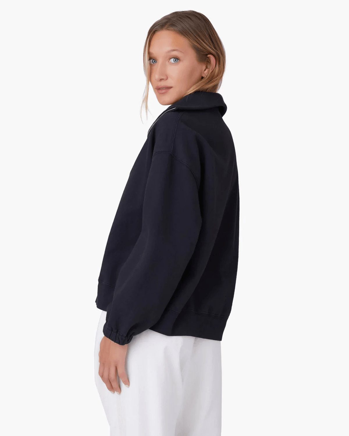 Xirena Clothing Oliver Pullover in Black
