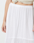 McKenna Elastic Waist Skirt in White