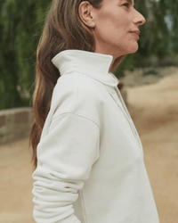 Frank & Eileen Patrick Henley in Vintage White Terry 
