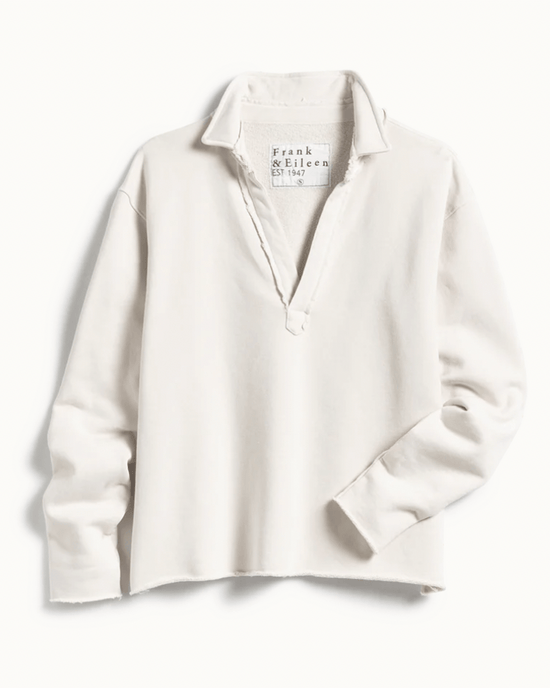 Frank & Eileen Patrick Henley in Vintage White Terry 