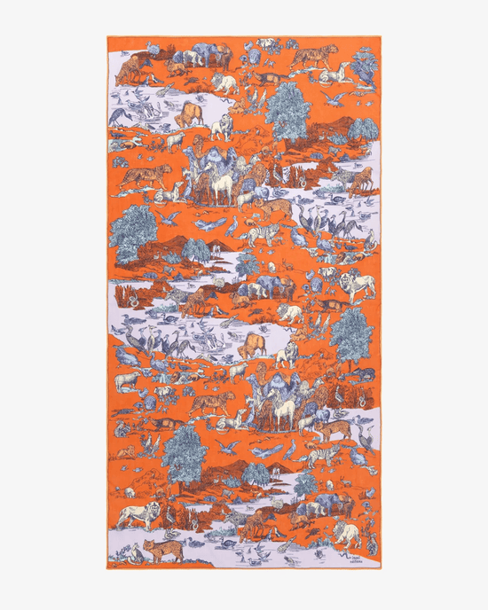 Inoui Editions Accessories Terracotta Scarf 100 Reverie in Terracotta
