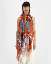 Inoui Editions Accessories Terracotta Scarf 100 Reverie in Terracotta