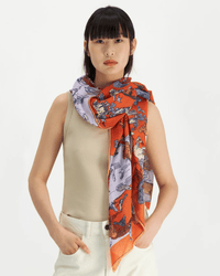 Inoui Editions Accessories Terracotta Scarf 100 Reverie in Terracotta