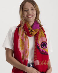Inoui Editions Scarf 70 Toucan in Red 
