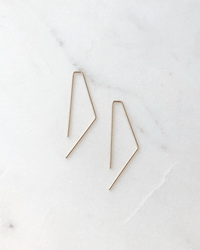 Token Jewelry Jewelry 14K Gold Fill Small Bent Slide Earrings in 14K Gold Fill