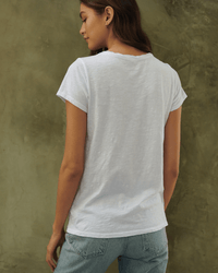 Velvet by Graham & Spencer Tilly Tee Shirt in White 